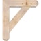 Ekena Millwork Traditional Craftsman Smooth Bracket w/ Offset Brace, Douglas Fir, 7 1/2"W x 30"D x 34"H BKT0806X30X34TRA04SDF - alternate 3